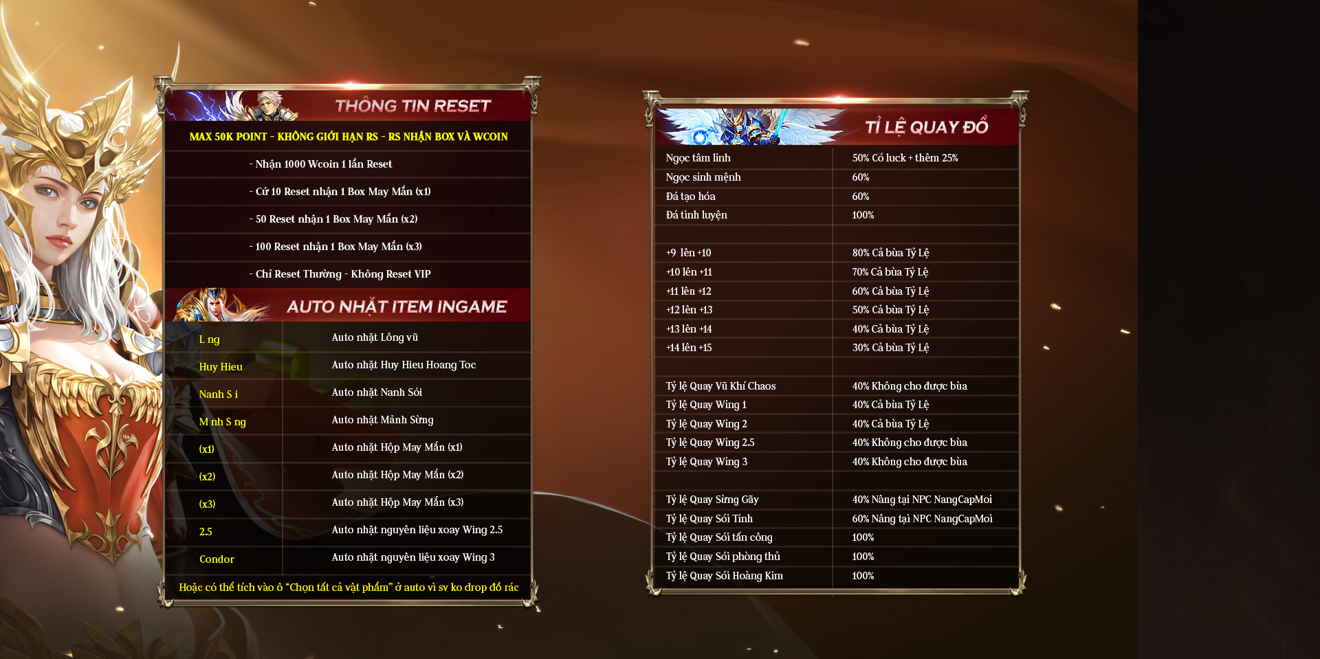 Thông tin cần biết